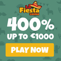 La Fiesta Casino 400% Welcome Bonus